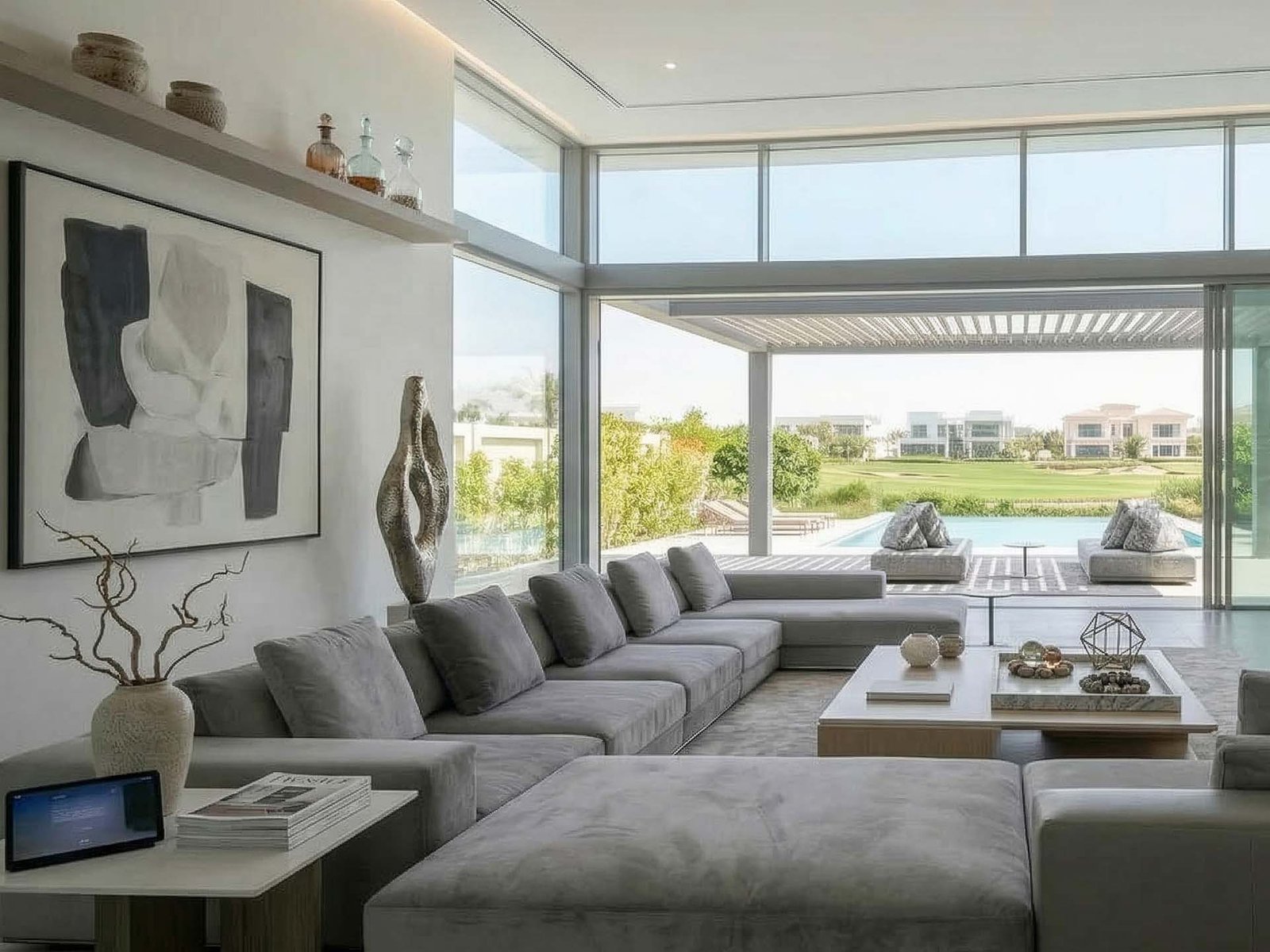 living room villa dubai